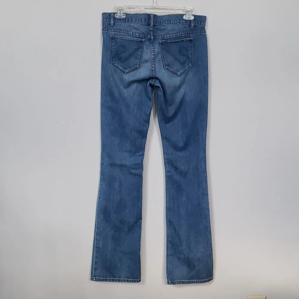 Else Women's Blue Jeans Boot Cut Flare Long Length Western Riding Hippie Boho